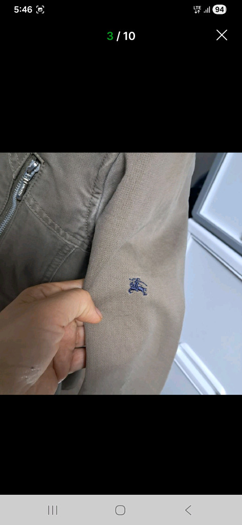 정품 버버리 자켓 재킷 야상S(~55)--3