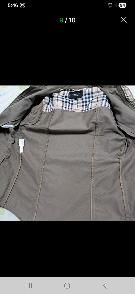 정품 버버리 자켓 재킷 야상S(~55)--7
