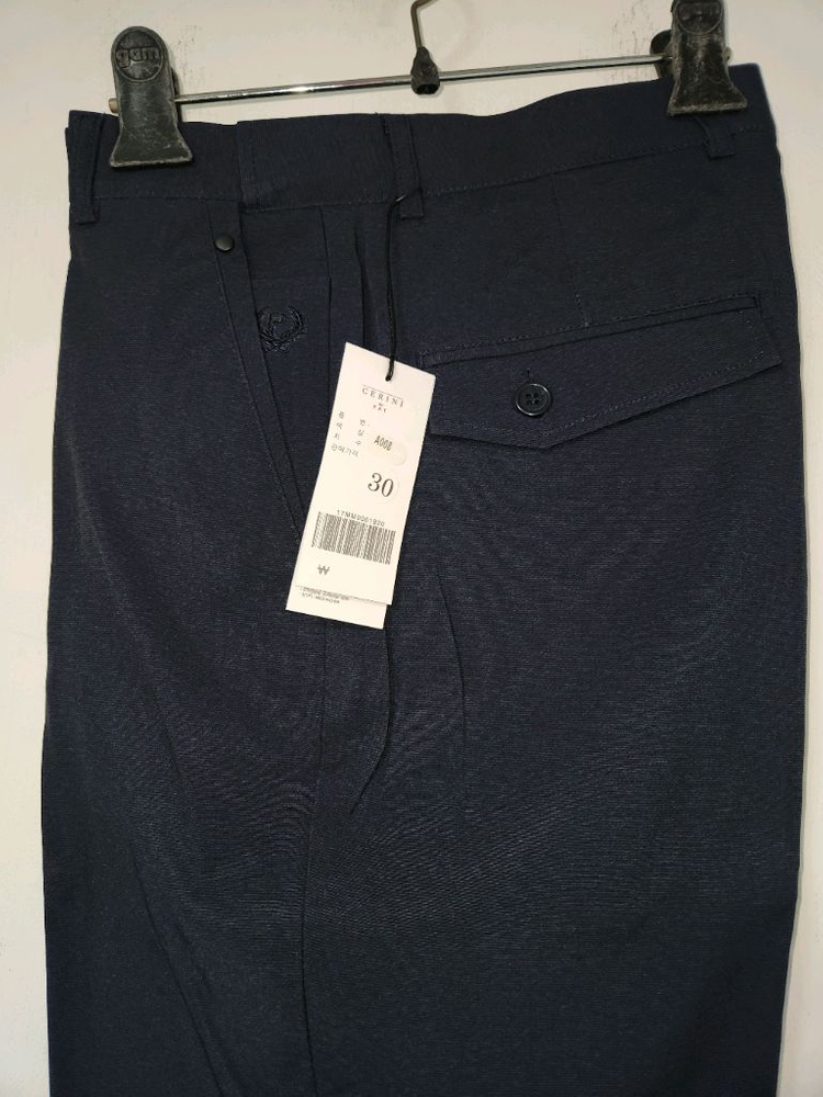 새옷)CERINI 네이비 남성 정장 바지 30 이미지