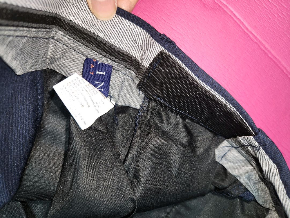 새옷)CERINI 네이비 남성 정장 바지 30 이미지