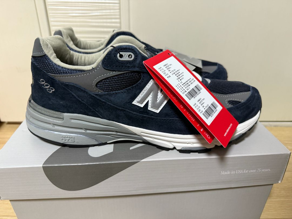 뉴발란스 993 네이비 새제품 280 판매합니다 이미지