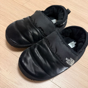 노스페이스 키즈 패딩 퀼팅 슬리퍼 신발 200-210사이즈