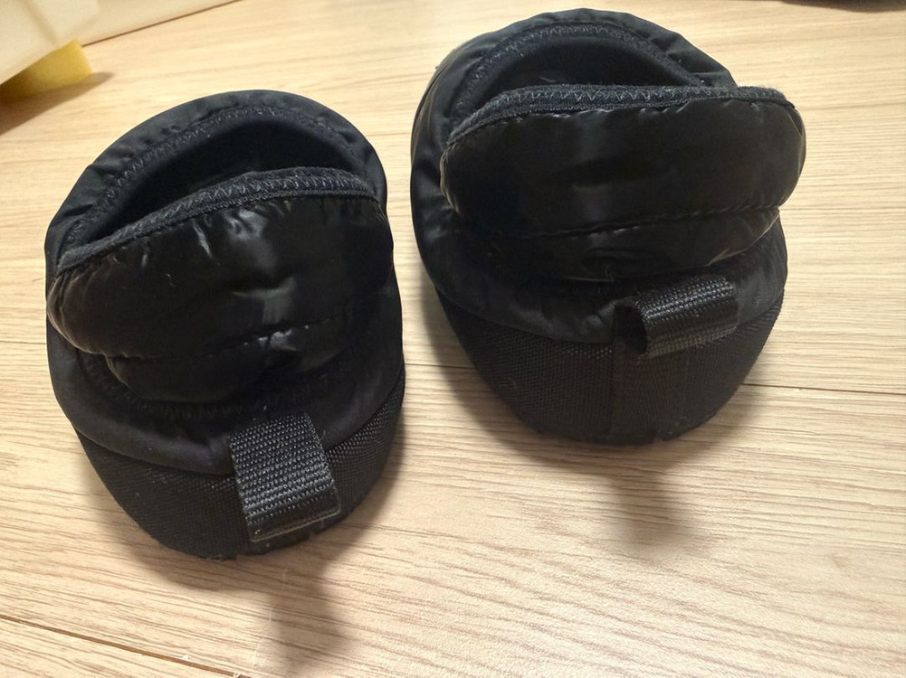 노스페이스 키즈 패딩 퀼팅 슬리퍼 신발 200-210사이즈 이미지