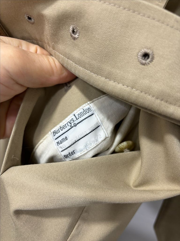 정품)버버리 롱 트렌치코트--3