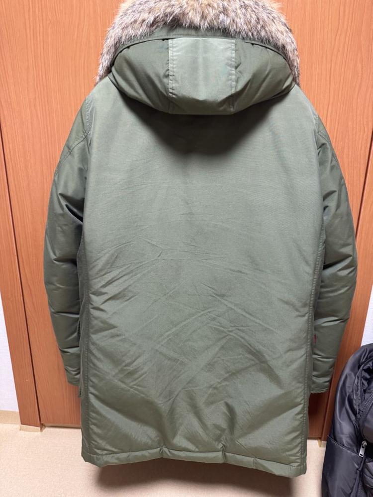 울리치 아크틱 파카 L 카키 S급--2