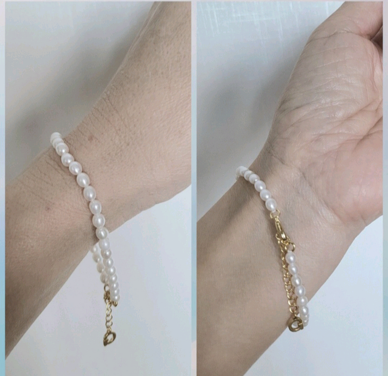 메타다이아담수진주팔찌--2