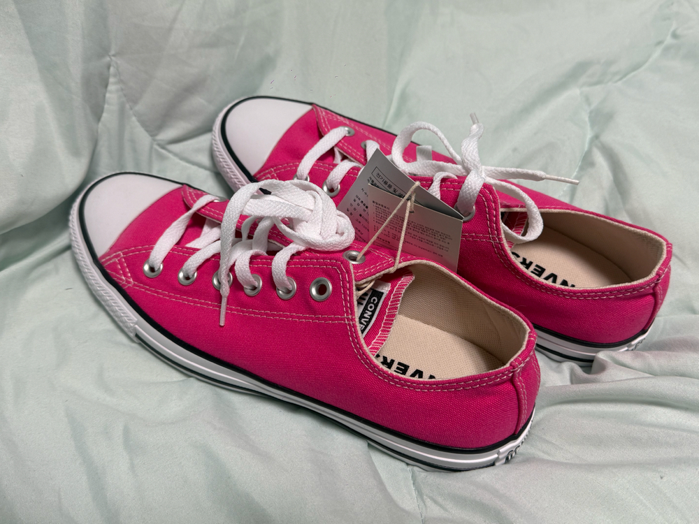 컨버스 척테일러 로우 핑크 260--1
