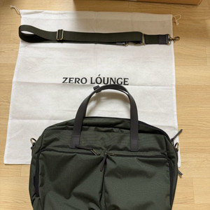 제로라운지 코듀라 브리프케이스 카키