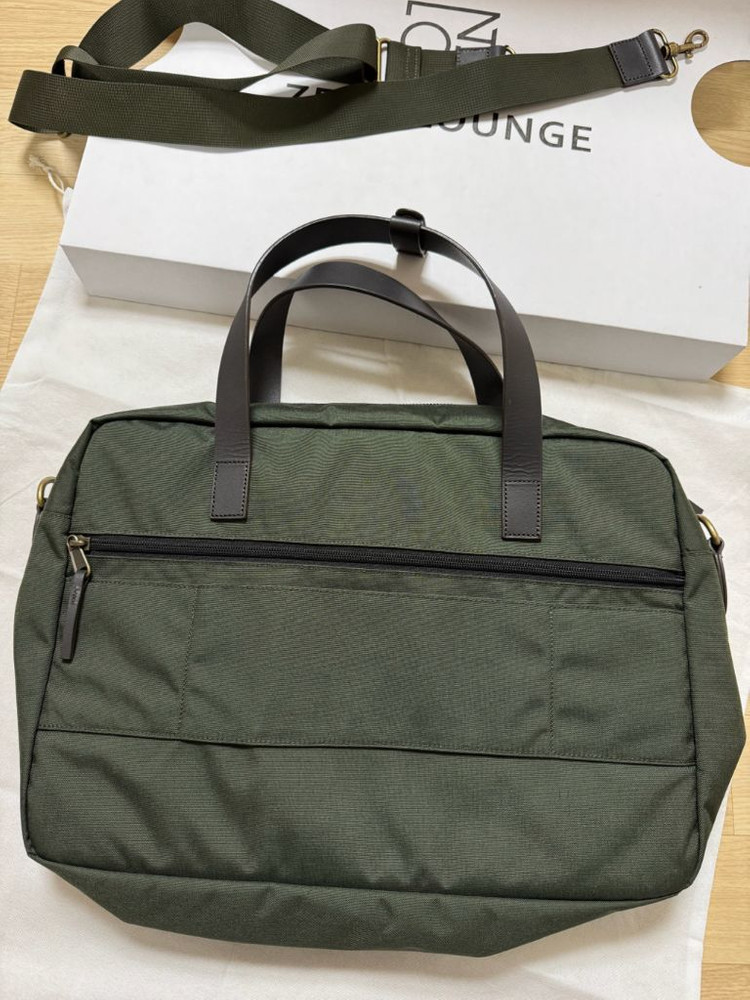 제로라운지 코듀라 브리프케이스 카키--1