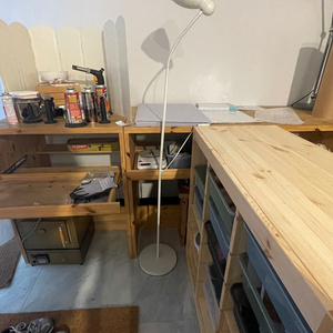 맞춤제작 6인용 금속공예 세공책상 수업용으로 좋아요. 이미지