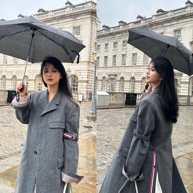 톰브라운 정장 롱 코트 2칼라 이미지