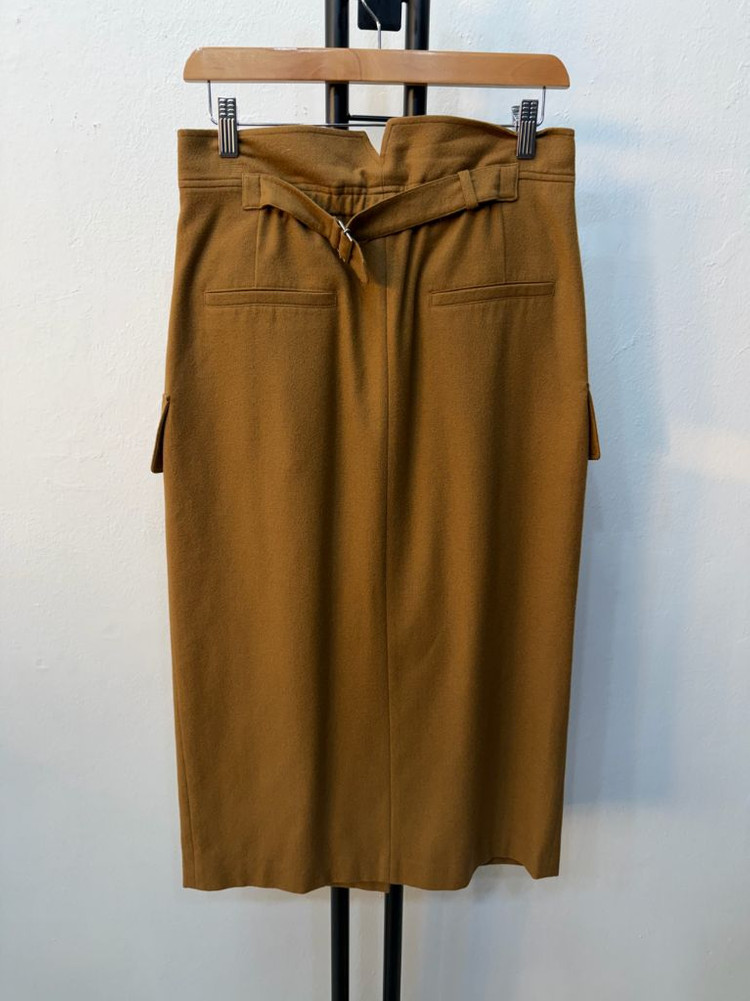 정품) 시스템 한섬 20ss 캐시미어 스커트 치마 64(28)--4