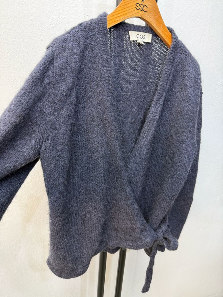 정품) COS 코스 여성 그레이 가디건 S--1