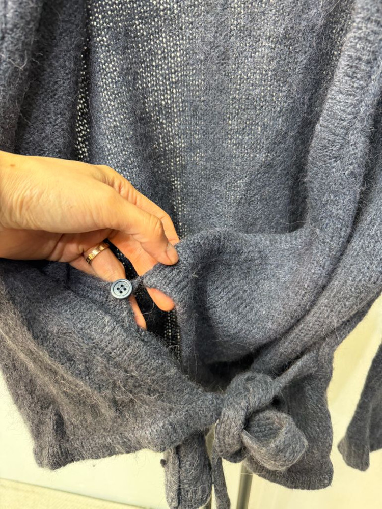 정품) COS 코스 여성 그레이 가디건 S--3