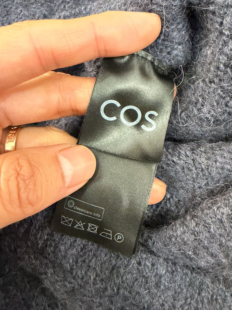 정품) COS 코스 여성 그레이 가디건 S--6