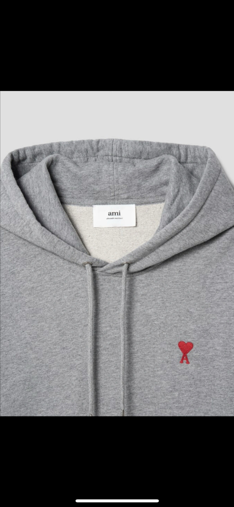 QR정품/미개봉) 아미 후드티 남녀공용 블랙/ 그레이 이미지