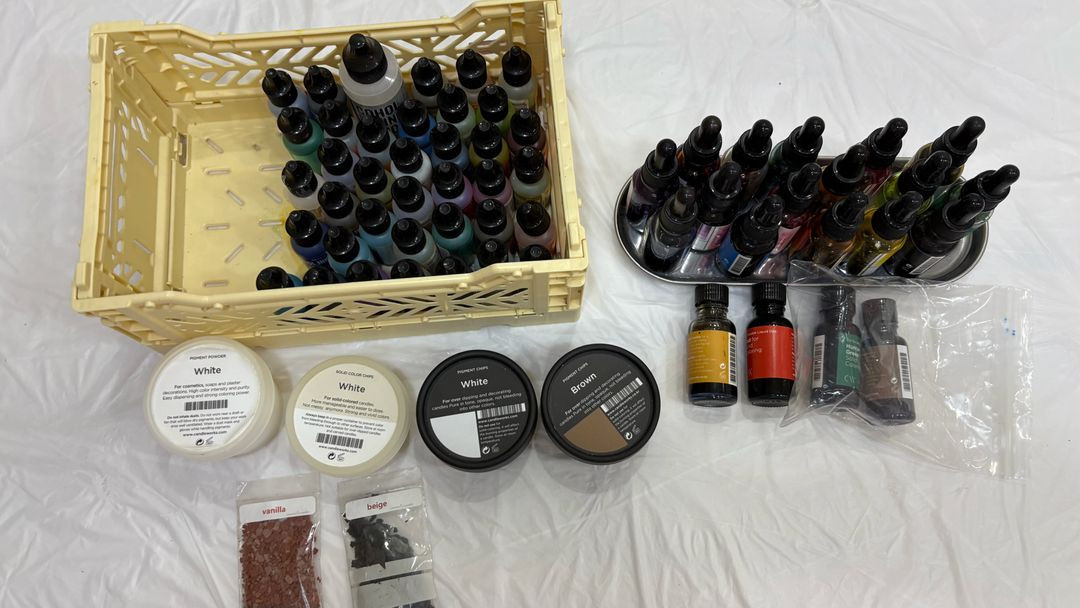 공방 정리! 캔들,석고 실리콘 몰드 및 재료 왁스 20kg이상 이미지