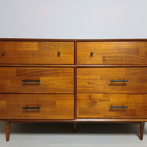 오투가구 피카 6칸 와이드 서랍장 팝니다