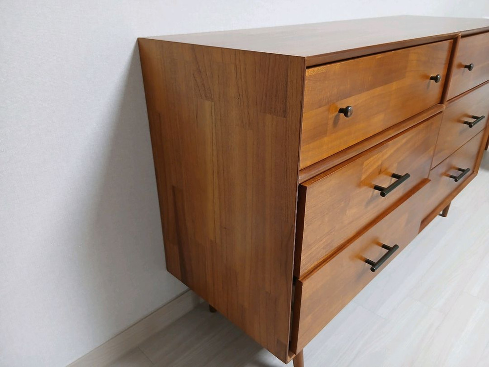 오투가구 피카 6칸 와이드 서랍장 팝니다 이미지