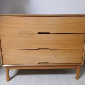 더 퍼니처 원목 3단 서랍장 팝니다~!!