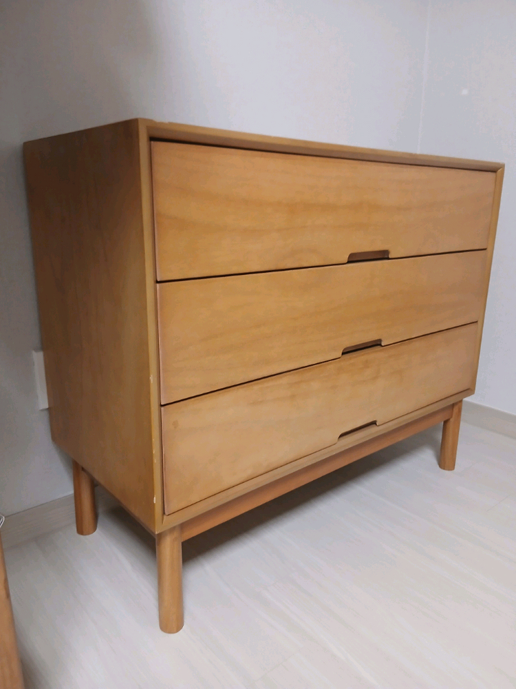 더 퍼니처 원목 3단 서랍장 팝니다~!! 이미지