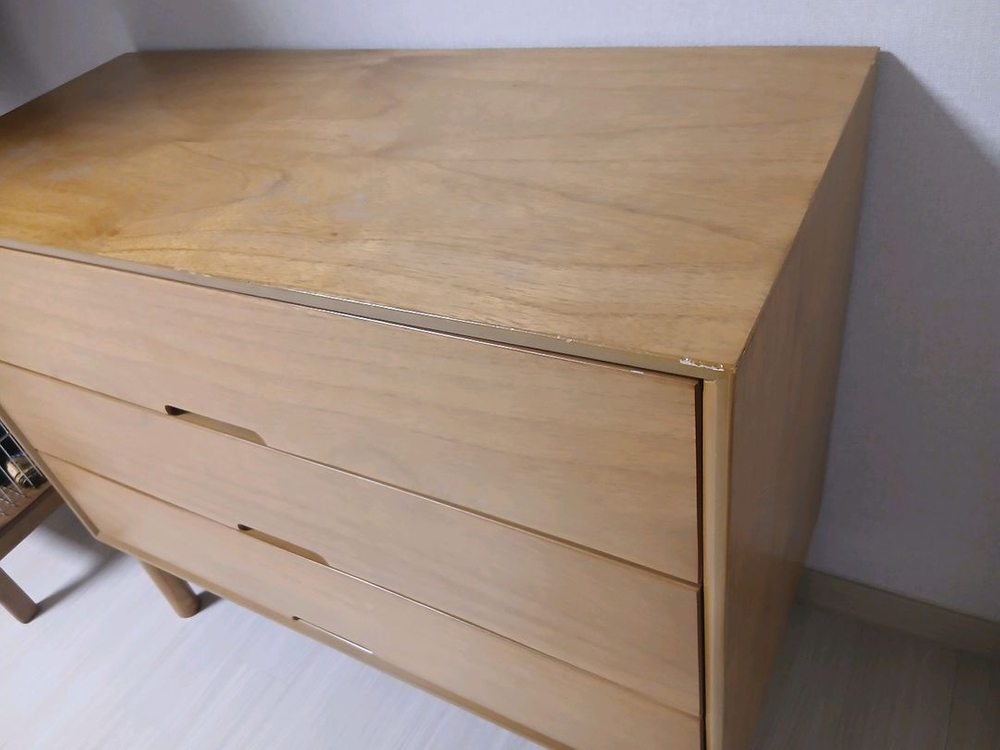 더 퍼니처 원목 3단 서랍장 팝니다~!! 이미지