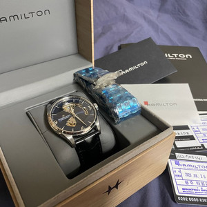 해밀턴 재즈마스터 오픈하트 2세대 42mm 청판