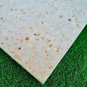 아름답고 내구성이 뛰어난 테라조타일 400x400x17mm 유광 대리석 화장실 욕실 베란다 주방용 팝니다 이미지