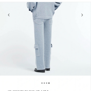 Barrie 캐시미어 카고 데님 팬츠 네이비-M사이즈 새거-남여공용 이미지