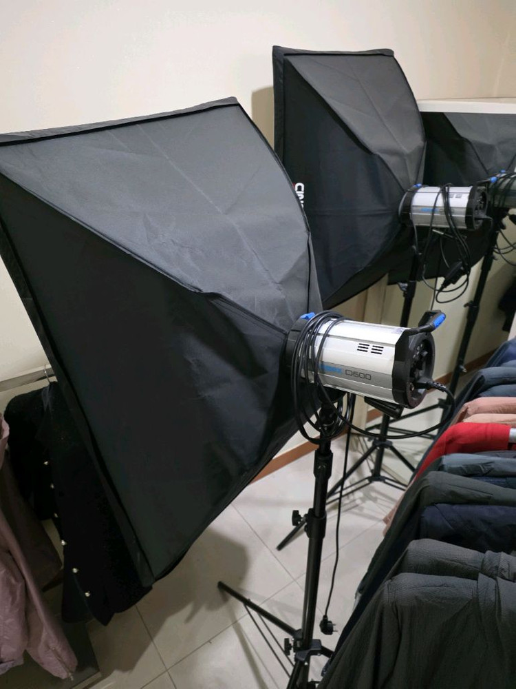 사진촬영용 조명 세트 포맥스 fomex d600 이미지