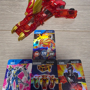 터닝메카드W 카이온+메카드 4장