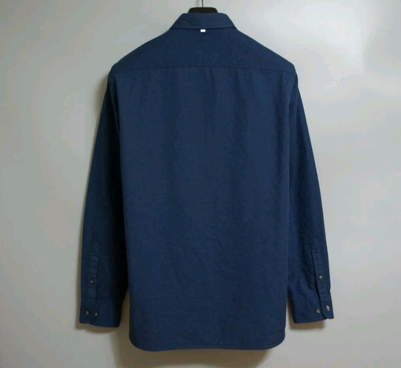 라코스테 라이브 네이비 버튼다운 셔츠 남방 41(100)--2