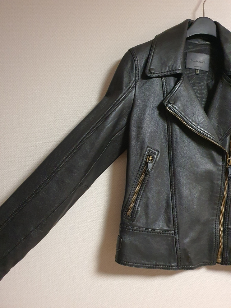 마시모두띠 램스킨 가죽 자켓 xs 사이즈 정품 이미지