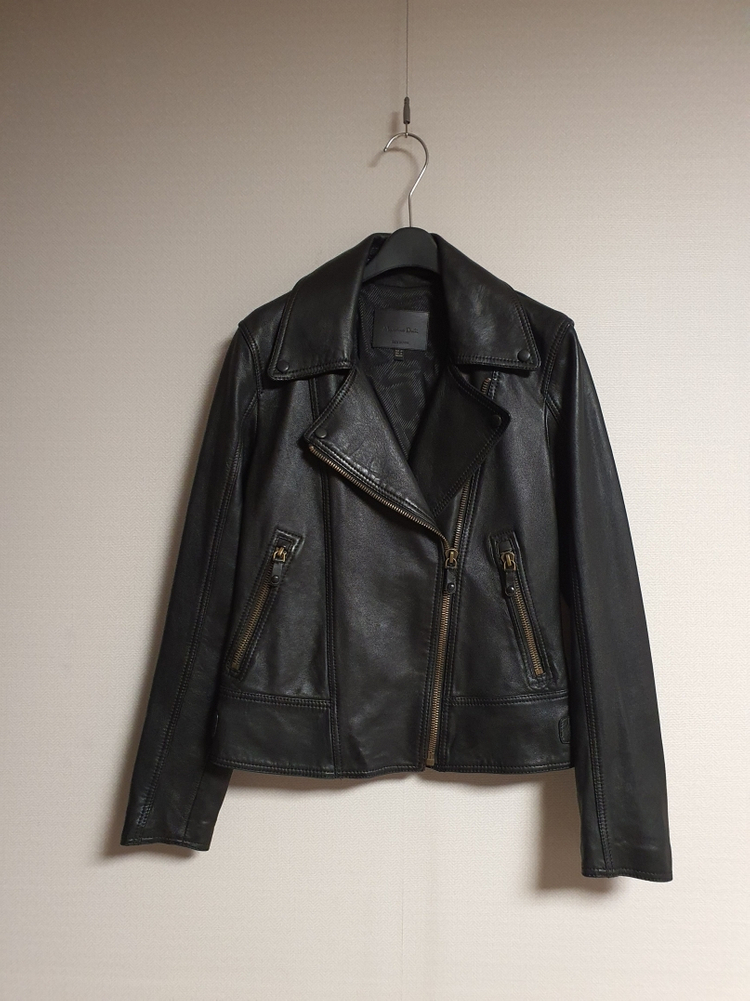 마시모두띠 램스킨 가죽 자켓 xs 사이즈 정품 이미지