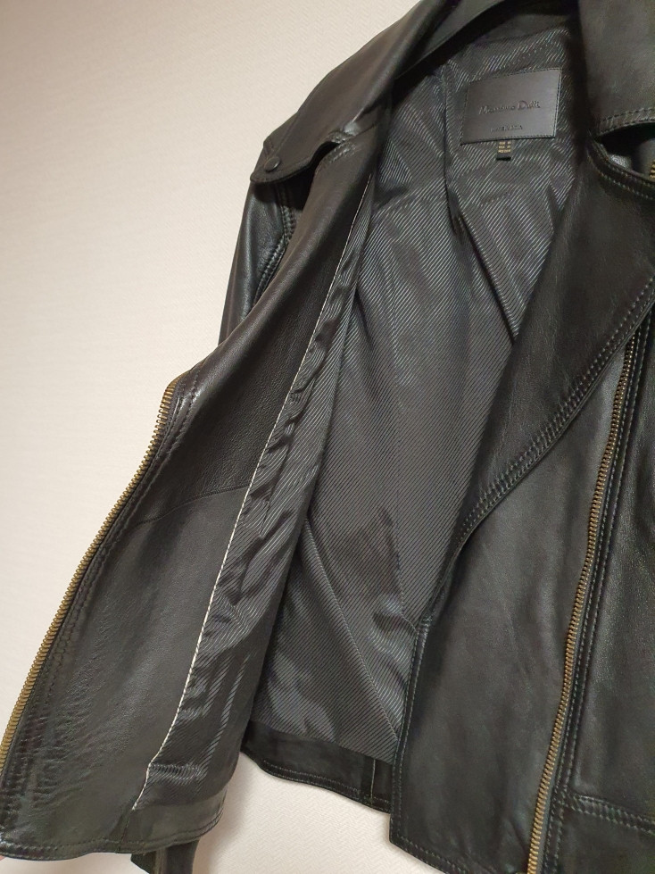 마시모두띠 램스킨 가죽 자켓 xs 사이즈 정품 이미지