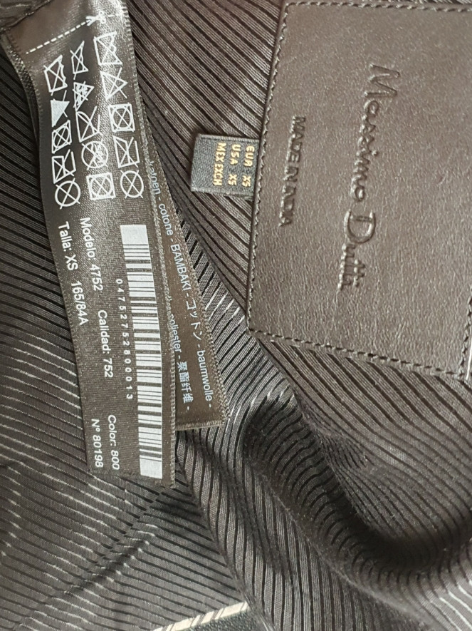 마시모두띠 램스킨 가죽 자켓 xs 사이즈 정품 이미지