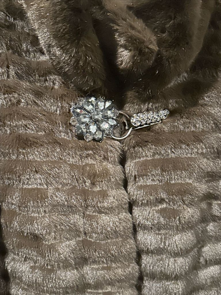 페이크퍼 밍크 롱코트--1