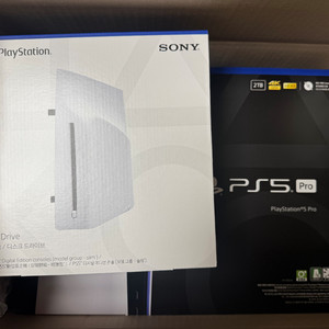 [미개봉] 플스5 프로 + 디스크드라이브