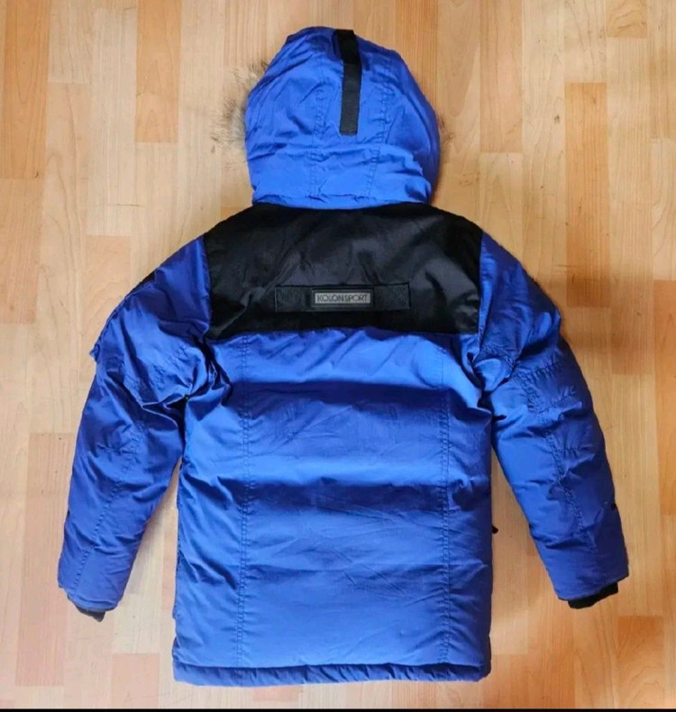 코오롱 안타티카 대당급 패딩 구스다운 블루85 이미지