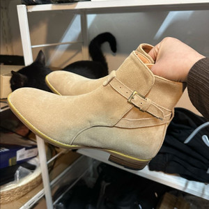 새상품) 암소 스웨이드 가죽 신발, 남성 부츠