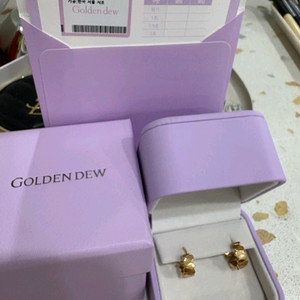 새상품 골든듀 듀이터널스 귀걸이