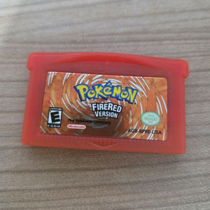포켓몬스터 GBA 파이어레드 북미 정품 이미지
