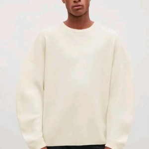 COS 코스 오버사이즈 점퍼 니트 아이보리 M