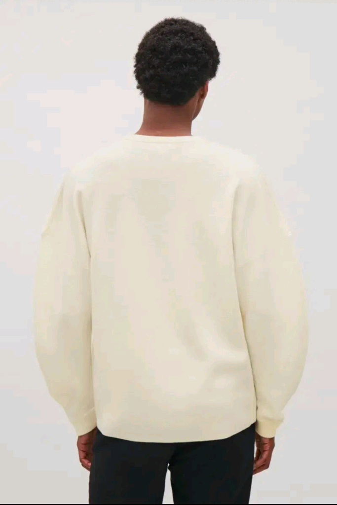 COS 코스 오버사이즈 점퍼 니트 아이보리 M--1