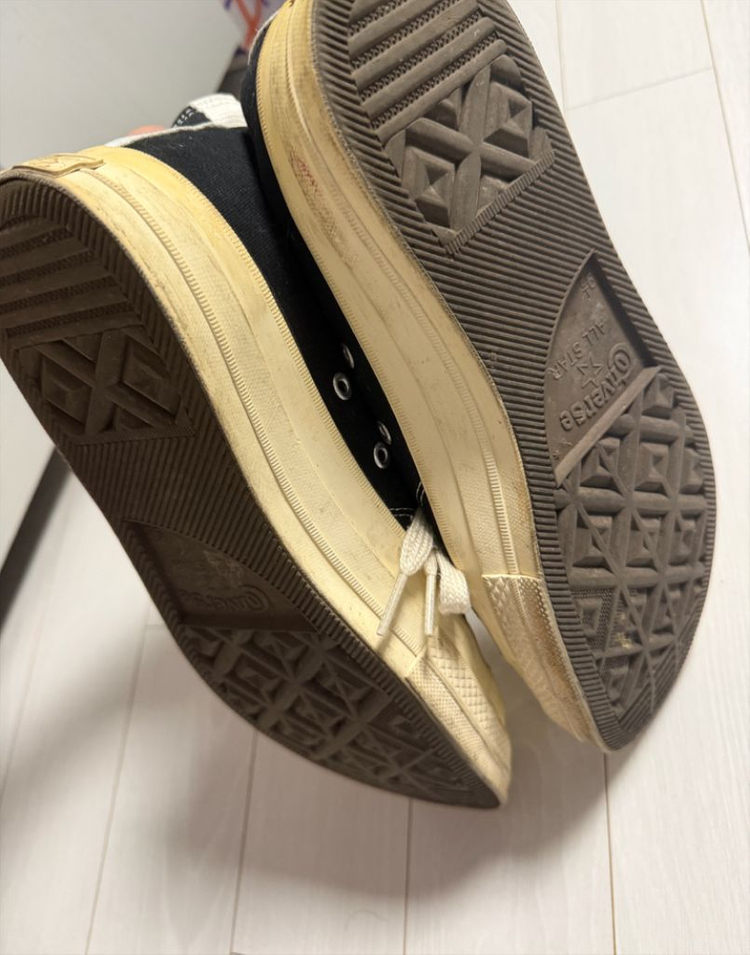 컨버스 x 플레이 꼼데가르송 척 70 하이 블랙 280mm 이미지