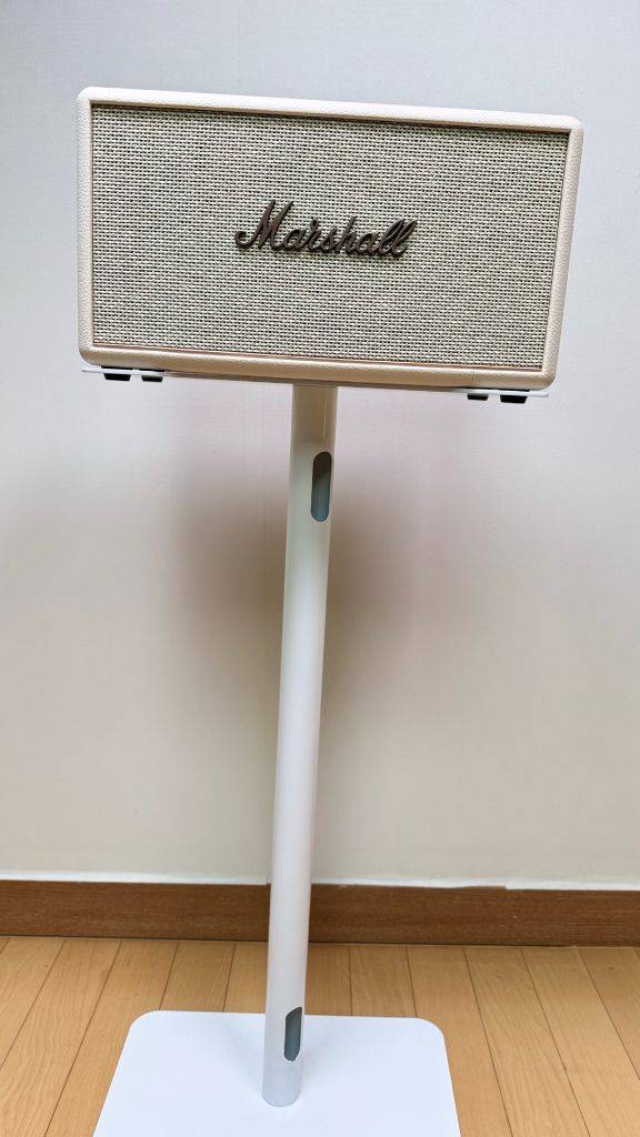 마샬 스탠모어3 화이트 스피커 + 스탠드 이미지