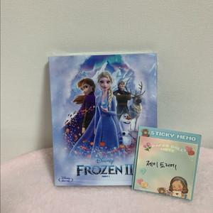 (미개봉)디즈니 겨울왕국2 영화 애니메이션 블루레이 정발(한글)