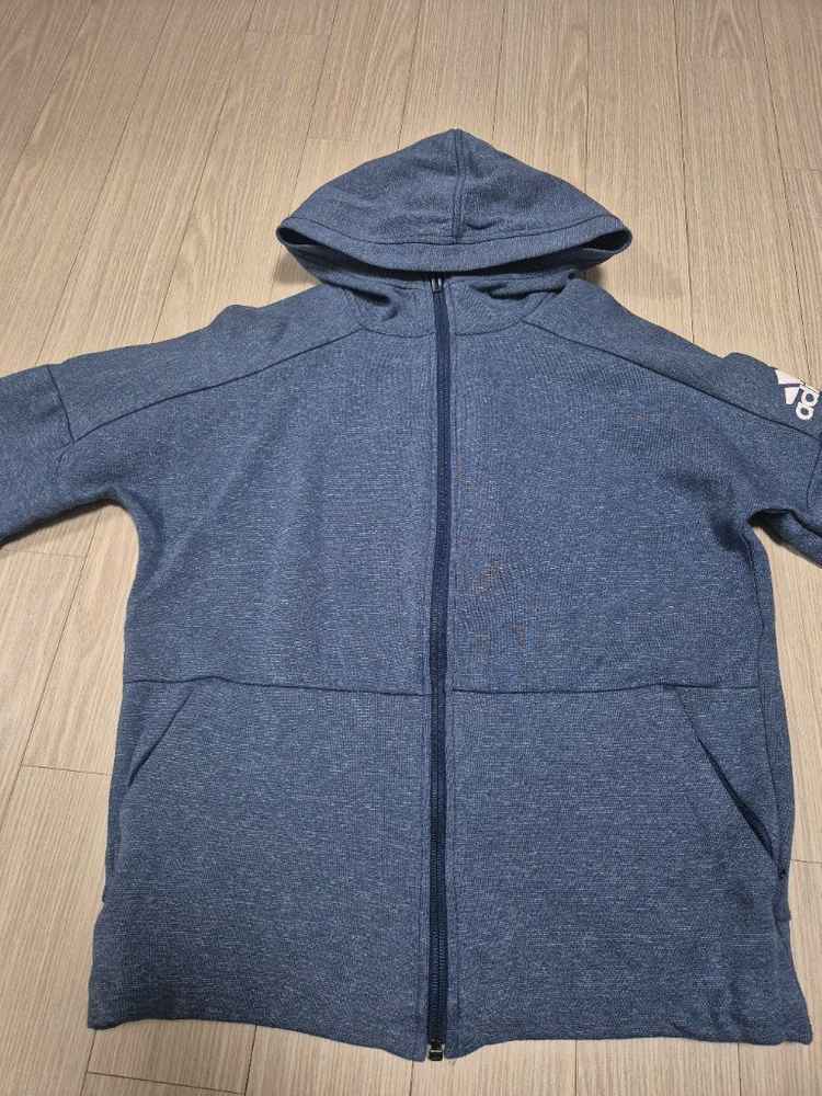 아디다스키즈 후드집업 150사이즈--2