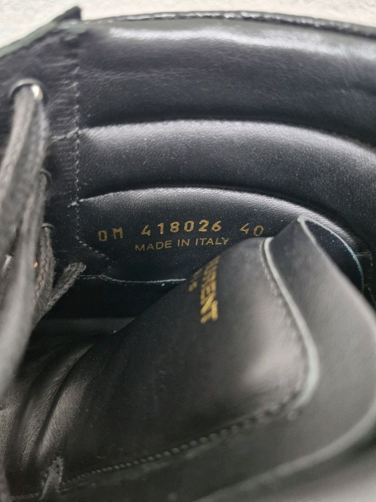 [40] SLP 생로랑 SL10H 크로커다일 가죽 하이탑 스니커즈--6