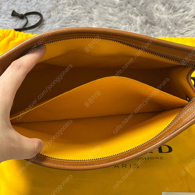 [GM] 고야드 마카쥬 쥬방스 클러치 블랙탄--4